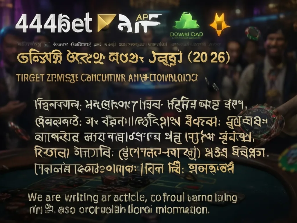 444bet APK Download Official Banner